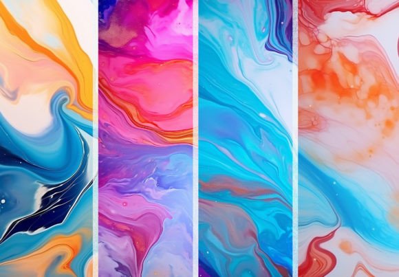 Colorful Background Luxury Fluid Art for Modern Backgrounds