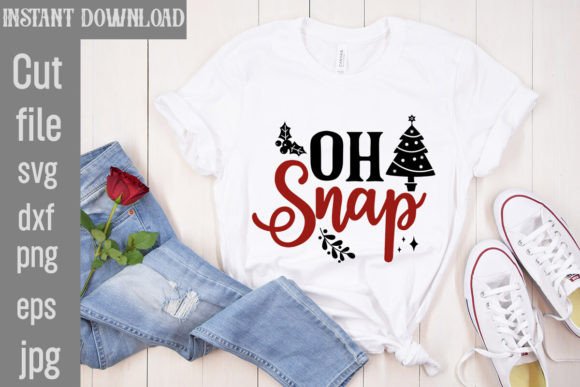 Oh Snap SVG Cut File for T-Shirt Designs and Crafts