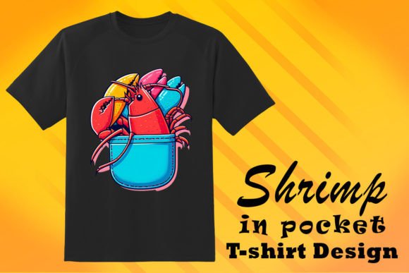 Pocket Shrimp T-Shirt Design for POD: A Designer's Review