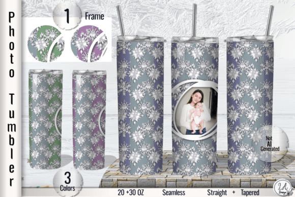 Winter Photo Tumbler Wrap Set. 1 Frame Review